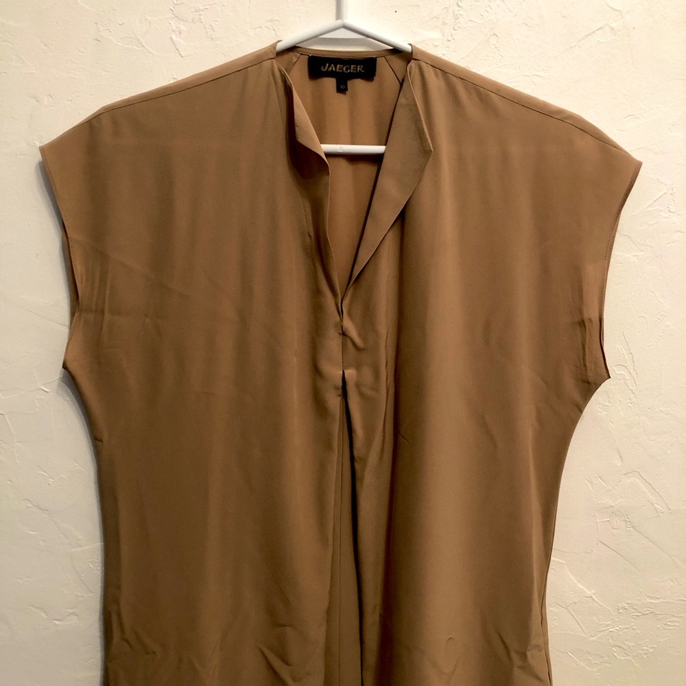 NWOT vintage Jaeger dress 100% silk with pockets